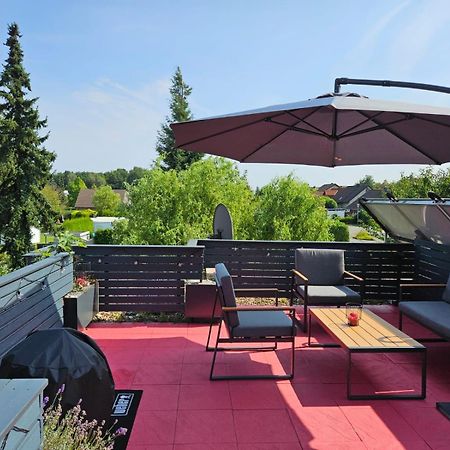 Dachnest Mit Terasse & Sauna Oerlinghausen Luaran gambar